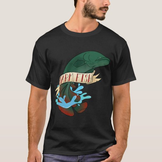 T-shirt Conception d'une ferme piscicole d'Arapaima (Devant)