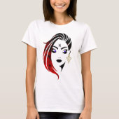 T-shirt Conception d'une image d'une femme amazigh (Devant)