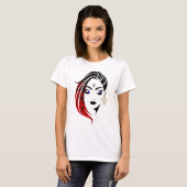 T-shirt Conception d'une image d'une femme amazigh (Devant entier)