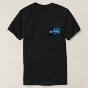 T-shirt Conception dynamique du logo de l'église avec aigl