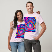 T-shirt Conception dynamique du tunnel d'art géométrique n (Unisexe)