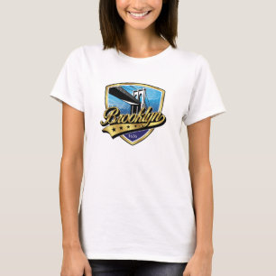 T-shirt Conception élégante de logo Brooklyn Swoosh