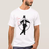 T-shirt Conception élégante de silhouette (Devant)