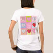 T-shirt Conception élégante et chaleureuse de la fête des (Dos)