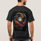 T-shirt Conception Emblème De Style Gravité (Dos)