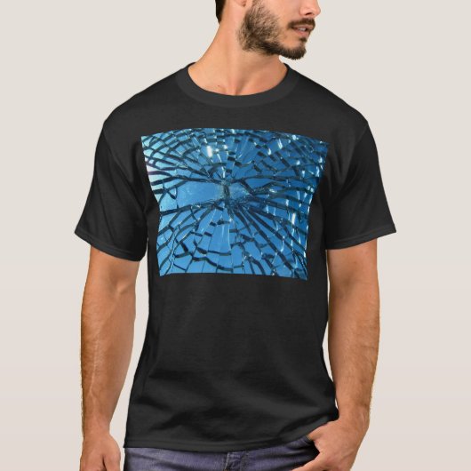 T-shirt Conception en verre cassée (Devant)