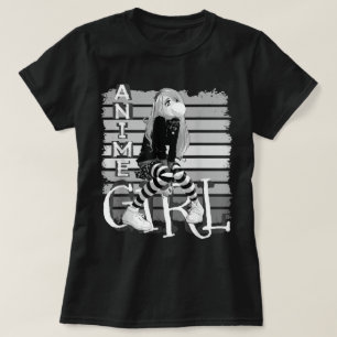 T-shirt Conception esthétique de fille anime cool