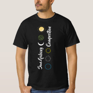T-shirt Conception étonnante de la combinaison Sun Galaxy