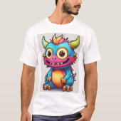 T-shirt Conception Extraordinaire d'impression de dragon (Devant)