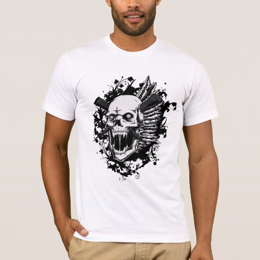 T-shirt conception extraordinaire skul (Devant)