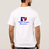 T-shirt Conception fâchée d'écureuil de recycleur de ligue (Dos)