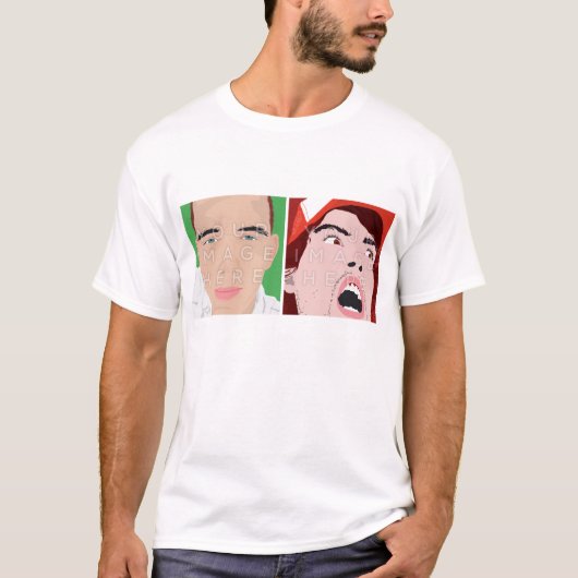 T-shirt Conception faite sur commande de chemise (Devant)