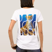 T-shirt Conception faune mère et petit guépard (Dos)