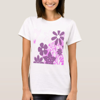 T-shirt Conception florale de photo de marguerite de