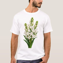 Conception florale élégante de tubéreuse blanche