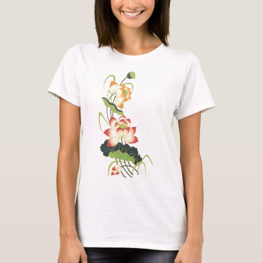T-shirt Conception florale vintage (Devant)