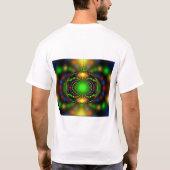 T-shirt Conception fractale de l'ornement de Noël (Dos)