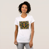 T-shirt Conception fractale des plumes de l'inséparable (Devant entier)