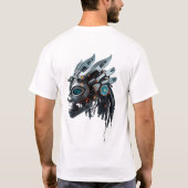 T-shirt Conception futuriste et robotique de masques triba (Dos)