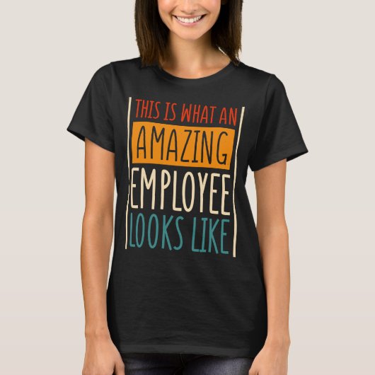 T-shirt Conception géniale des employés pour les employés  (Devant)