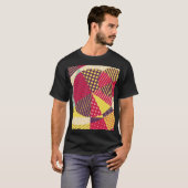 T-shirt Conception géométrique colorée Abstraite (Devant entier)