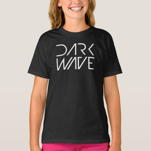 T-shirt Conception géométrique Dark Wave (Devant)