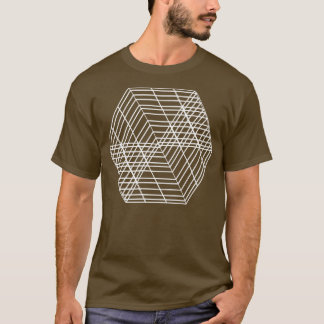 T-shirt conception géométrique de la forme carré 1