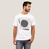 T-shirt Conception géométrique de la surface globale (Devant entier)