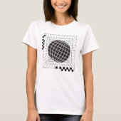T-shirt Conception géométrique de la surface globale (Devant)