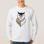 T-shirt Conception géométrique du logo OWL (Devant)