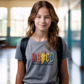 T-shirt Conception graphique alphabet ABCD crayon amusant