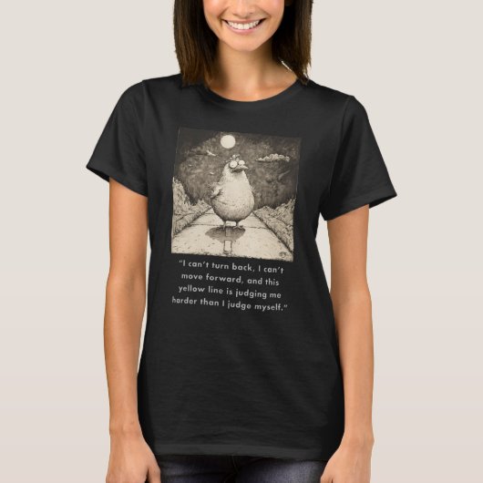 T-shirt Conception graphique amusante de poulet #1 (Devant)