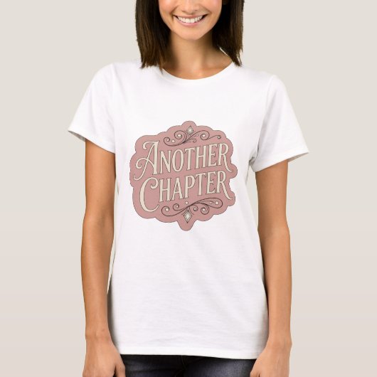 T-shirt Conception graphique ANOTHER CHAPTER Rose gras (Devant)