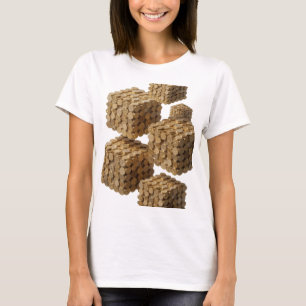 T-shirt Conception graphique ART ABSTRAIT argenté spiritue