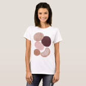 T-shirt Conception graphique ART ABSTRAIT gris ATTRAYANT (Devant entier)