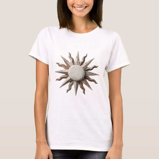 T-shirt Conception graphique ART ABSTRAIT Gris Witty (Devant)