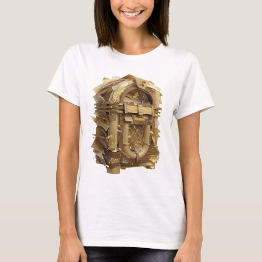 T-shirt Conception graphique ART ABSTRAIT Or Classique (Devant)