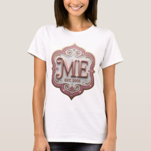 T-shirt Conception graphique ART ABSTRAIT Or frais