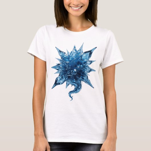 T-shirt Conception graphique Balle d'Eau Bleu vif (Devant)