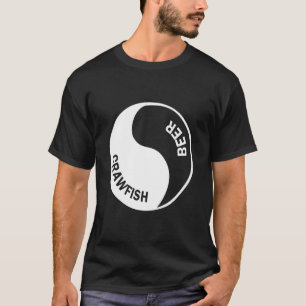 T-shirt Conception Graphique Bière Et Écrevisses