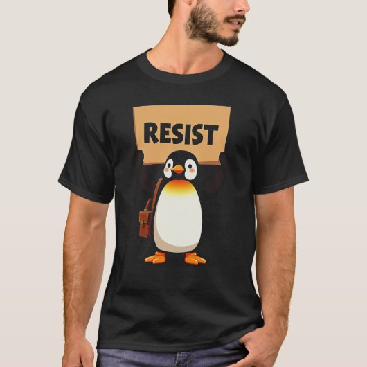 T-shirt Conception Graphique d'Activisme de Résistance Man (Devant)