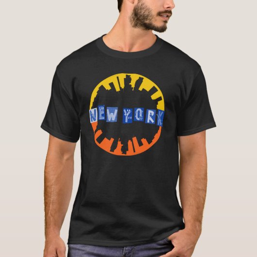 T-shirt Conception graphique de New York (Devant)
