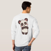 T-shirt Conception graphique de Panda (Dos entier)