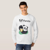 T-shirt Conception graphique de Panda (Devant entier)