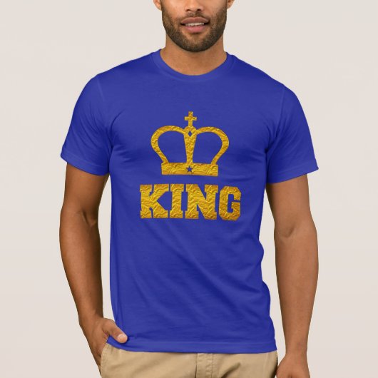 T-shirt conception graphique king cool personnalisé (Devant)