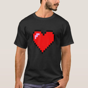 T-shirt Conception graphique Pixel Heart 8 bits