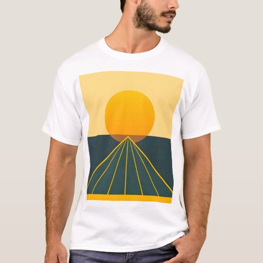 T-shirt Conception graphique rétro (Devant)