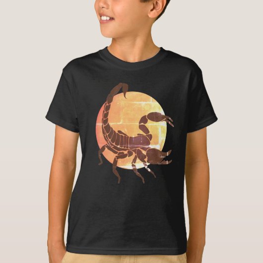 T-shirt Conception graphique | Scorpion Silhouette (Devant)