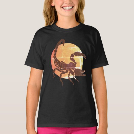 T-shirt Conception graphique | Scorpion Silhouette (Devant)