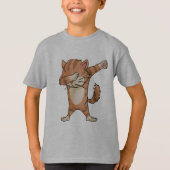 T-shirt Conception graphique tamponnante de pose de hip (Devant)